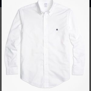 NWT White Brooks Brothers Oxford Shirt sz M New